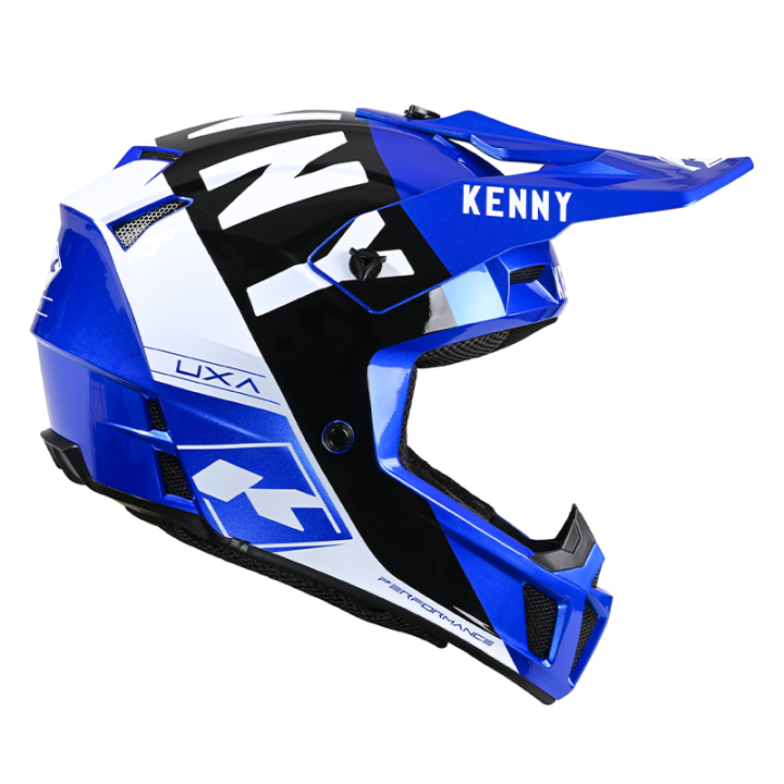Casque KENNY performance graphic candy bleu | Oxmoto
