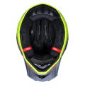 Casque KENNY track graphic gris/orange 2025 | Oxmoto