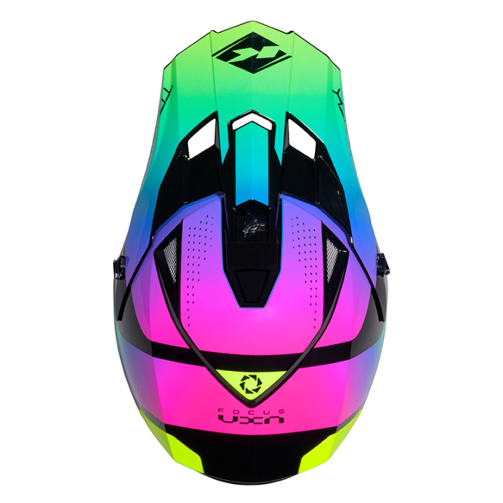 Casque KENNY track graphic fluo 2025 | Oxmoto