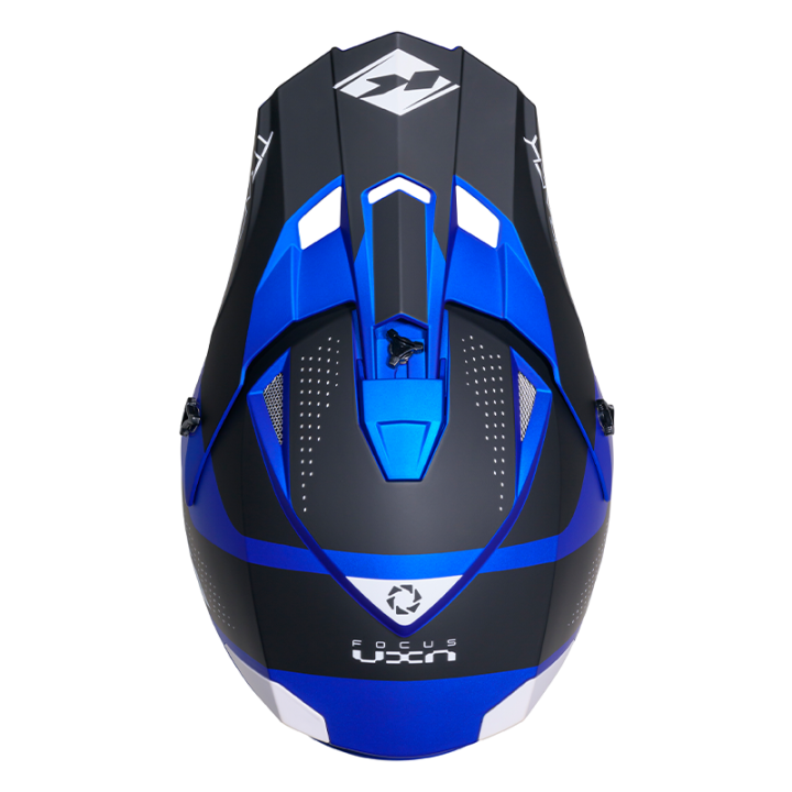 Casque KENNY track graphic candy bleu 2025 | Oxmoto
