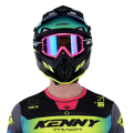 Casque KENNY track graphic fluo 2025 | Oxmoto