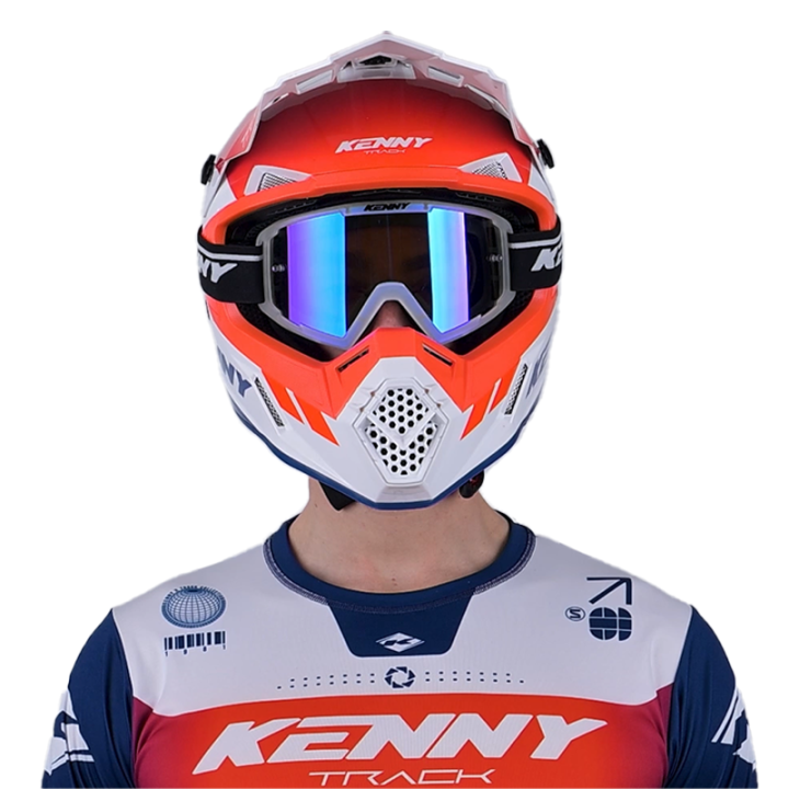 Casque KENNY track graphic patriot 2025 | Oxmoto