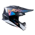 Casque KENNY track graphic zoom noir 2025 | Oxmoto