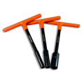 Jeu de clés en T RFX Pro Series empreinte standard avec poignée en caoutchouc 8mm/10mm/12mm - noir/orange