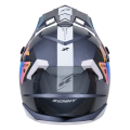 Casque KENNY track graphic zoom noir 2025 | Oxmoto