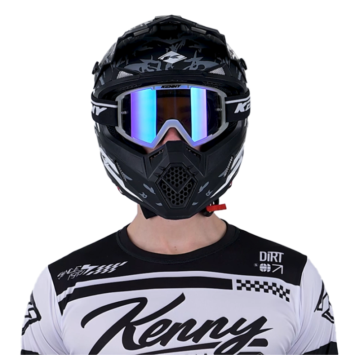 Casque KENNY track graphic dirt 2025 | Oxmoto