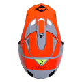 Casque enfant KENNY track graphic gris/orange 2025 | Oxmoto