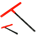 Clé en T RFX Pro Series empreinte standard avec poignée en caoutchouc - Tête Torx T45 pour KTM - noir/orange