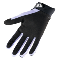 Gants KENNY track blanc/noir 2025 | Oxmoto