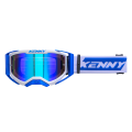 Lunettes KENNY performance evo 2 blanc/bleu 2025 | Oxmoto