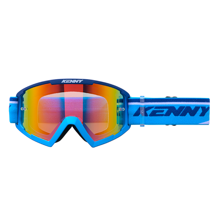 Lunettes KENNY track + bleu navy 2025 | Oxmoto