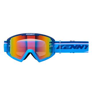 Lunettes enfant KENNY track + bleu navy 2025 | Oxmoto