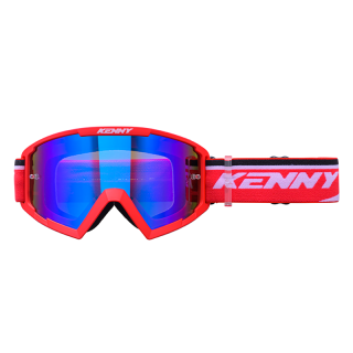 Lunettes enfant KENNY track + rouge 2025 | Oxmoto