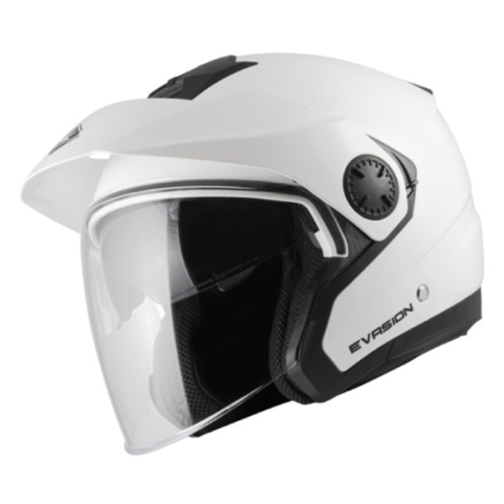 Casque KENNY evasion solid blanc 2025 | Oxmoto