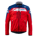 Veste enduro KENNY softshell navy/rouge 2025 | Oxmoto
