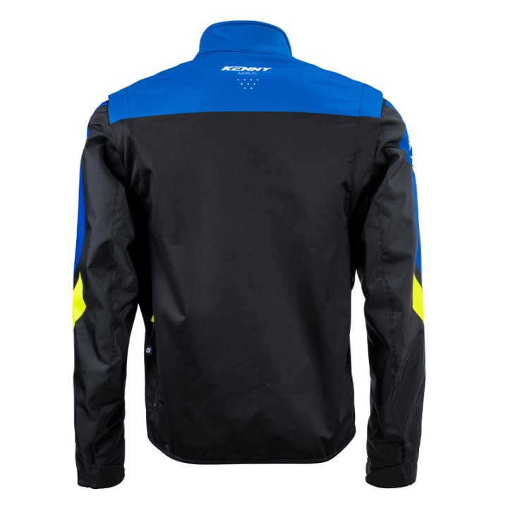 Veste enduro KENNY softshell bleu 2025 | Oxmoto