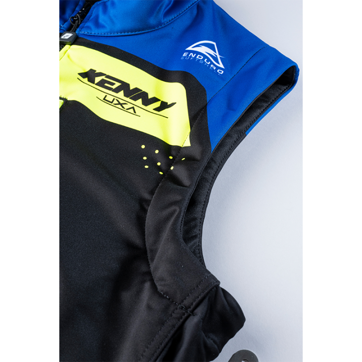 Veste enduro KENNY softshell bleu 2025 | Oxmoto