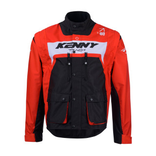Veste enduro KENNY track rouge 2025 | Oxmoto