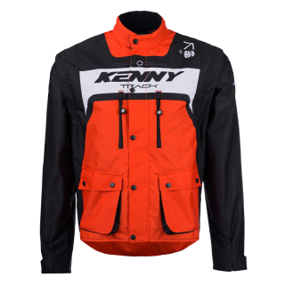 Veste enduro KENNY track orange 2025 | Oxmoto