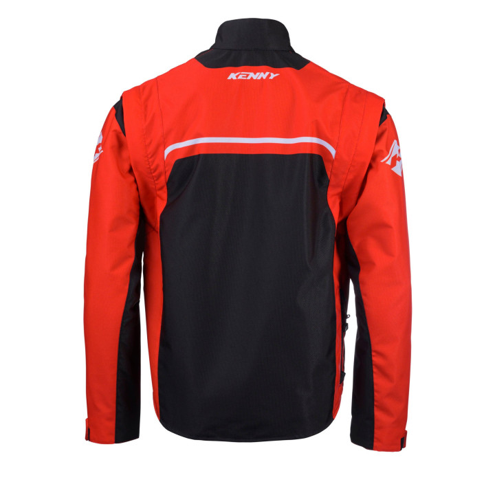 Veste enduro KENNY track rouge 2025 | Oxmoto