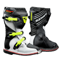 Bottes junior KENNY track noir/blanc 2025 | Oxmoto