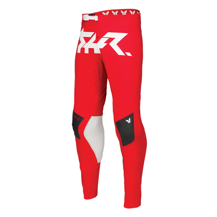 Pantalon Thor sportmode riot noir/rouge 2025 | Oxmoto