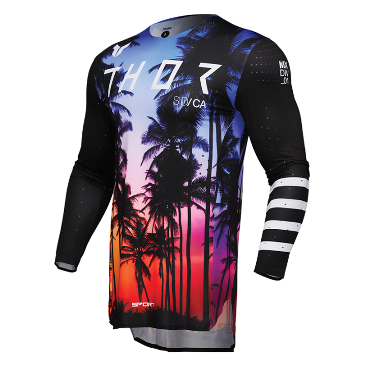 Maillot Thor sportmode sd noir 2025 | Oxmoto