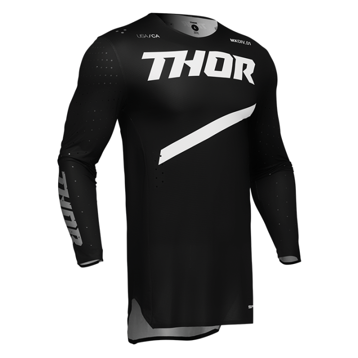 Maillot Thor sportmode brave noir 2025 | Oxmoto