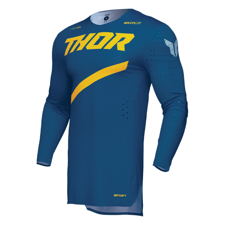 Maillot Thor sportmode brave bleu 2025 | Oxmoto
