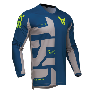 Maillot Thor launchmode forge bleu 2025 | Oxmoto