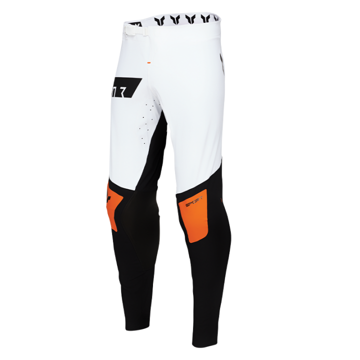 Pantalon Thor sportmode rogue blanc/orange 2025 | Oxmoto