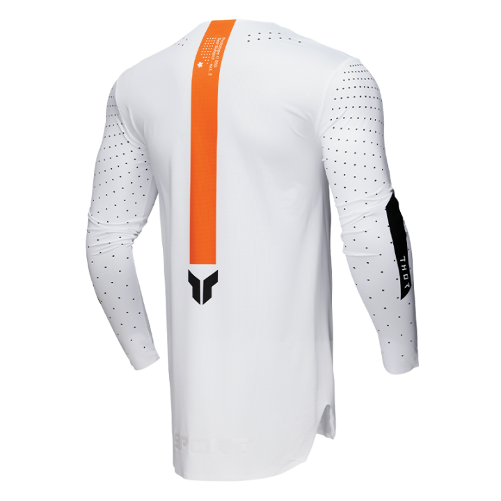 Maillot Thor sportmode rogue blanc/orange 2025 | Oxmoto
