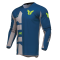Maillot Thor launchmode forge bleu 2025 | Oxmoto