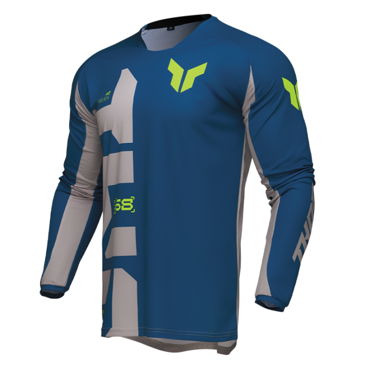 Maillot Thor launchmode forge bleu 2025 | Oxmoto