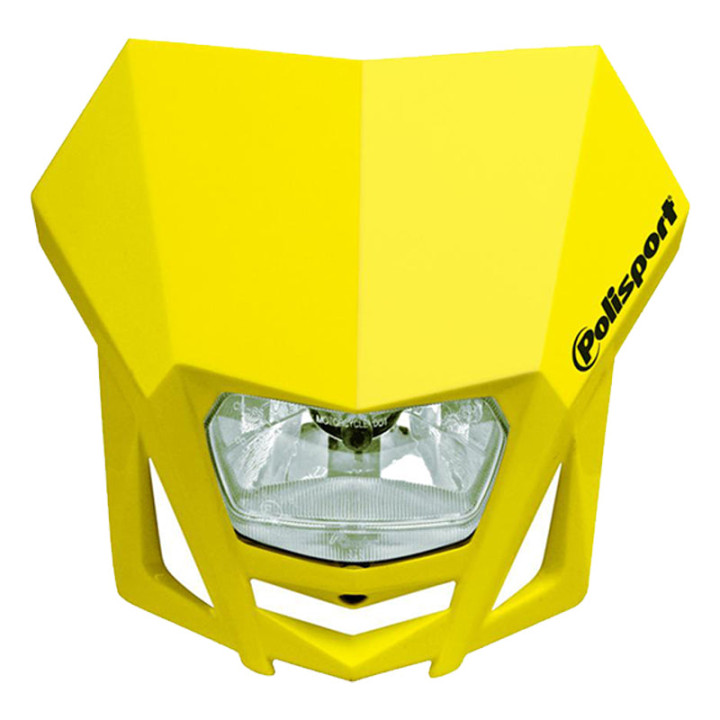 Plaque phare universelle jaune | Oxmoto