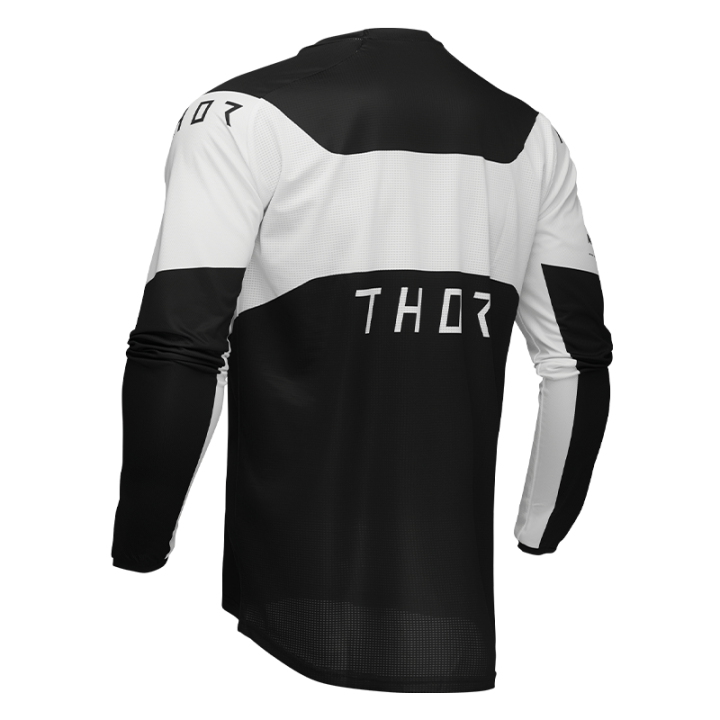 Maillot Thor launchmode storm noir 2025 | Oxmoto