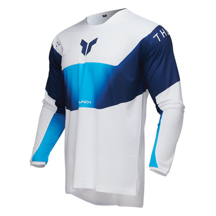 Maillot Thor launchmode storm blanc 2025 | Oxmoto