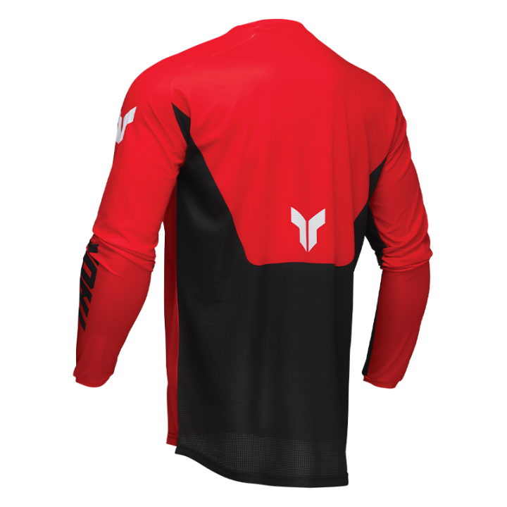 Maillot Thor launchmode forge rouge 2025 | Oxmoto