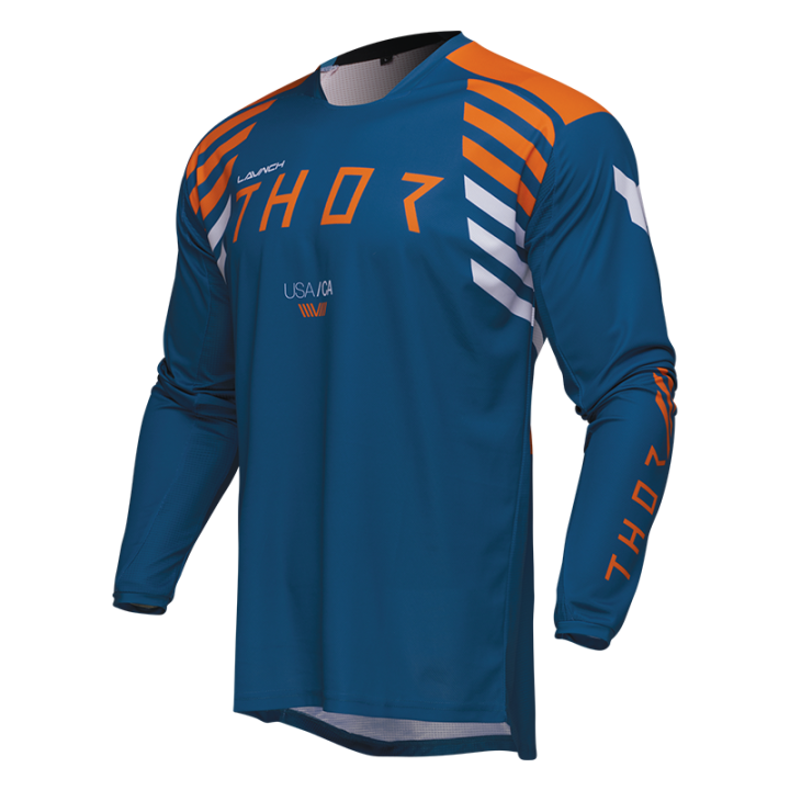 Maillot Thor launchmode zone bleu 2025 | Oxmoto