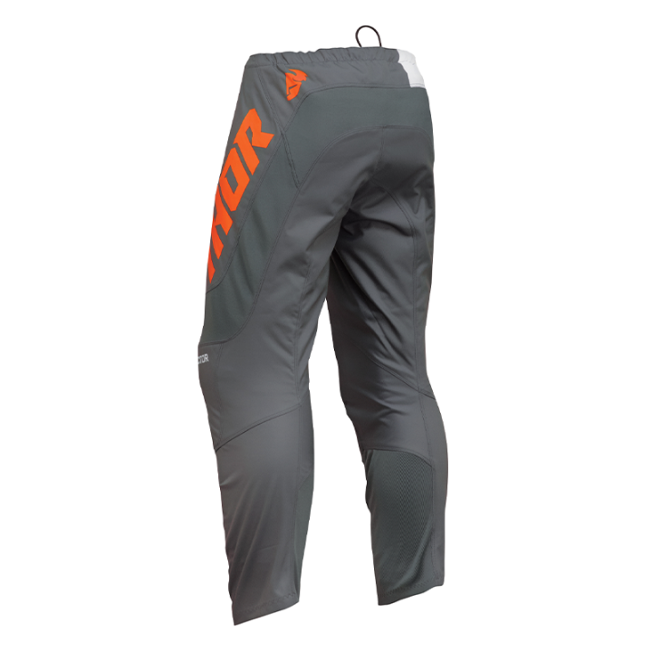 Pantalon Thor sector checker charbon/orange 2025 | Oxmoto