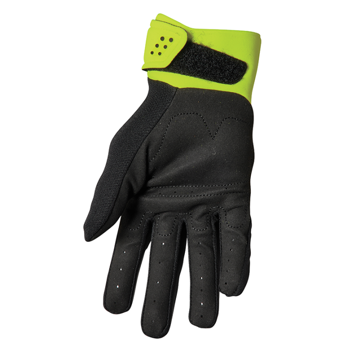Gants Thor spectrum noir/acide 2025 | Oxmoto