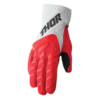 Gants Thor spectrum rouge/blanc 2025 | Oxmoto