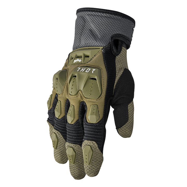 Gants Thor terrain armée/charbon 2025 | Oxmoto