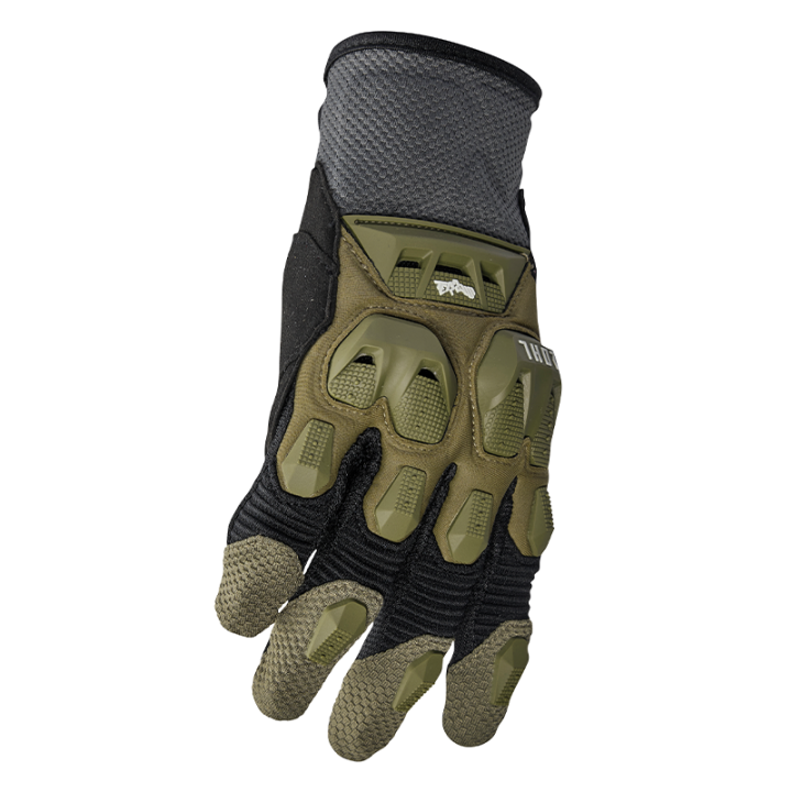 Gants Thor terrain armée/charbon 2025 | Oxmoto