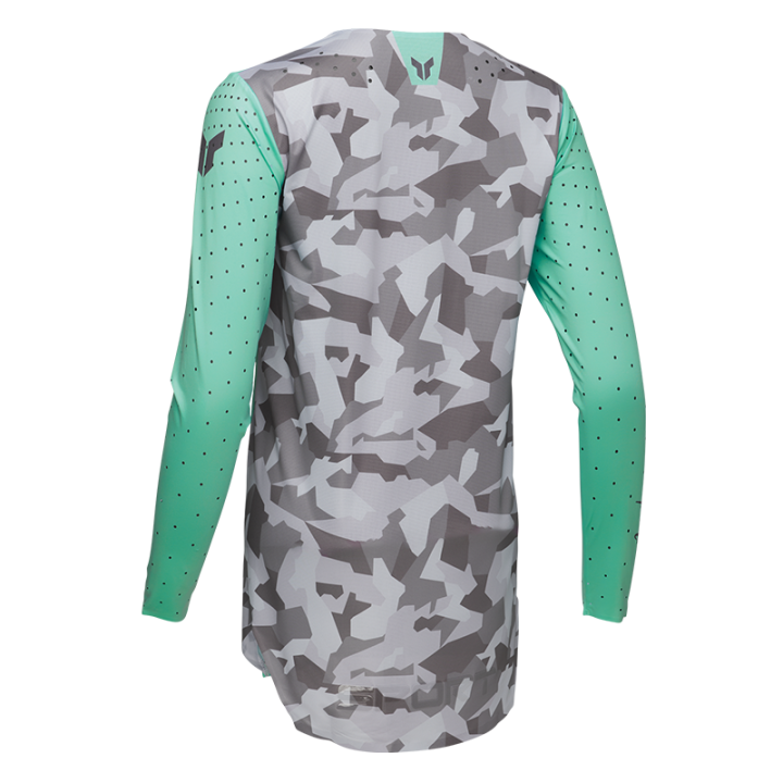 Maillot femme Thor sportmode shadow teal 2025 | Oxmoto