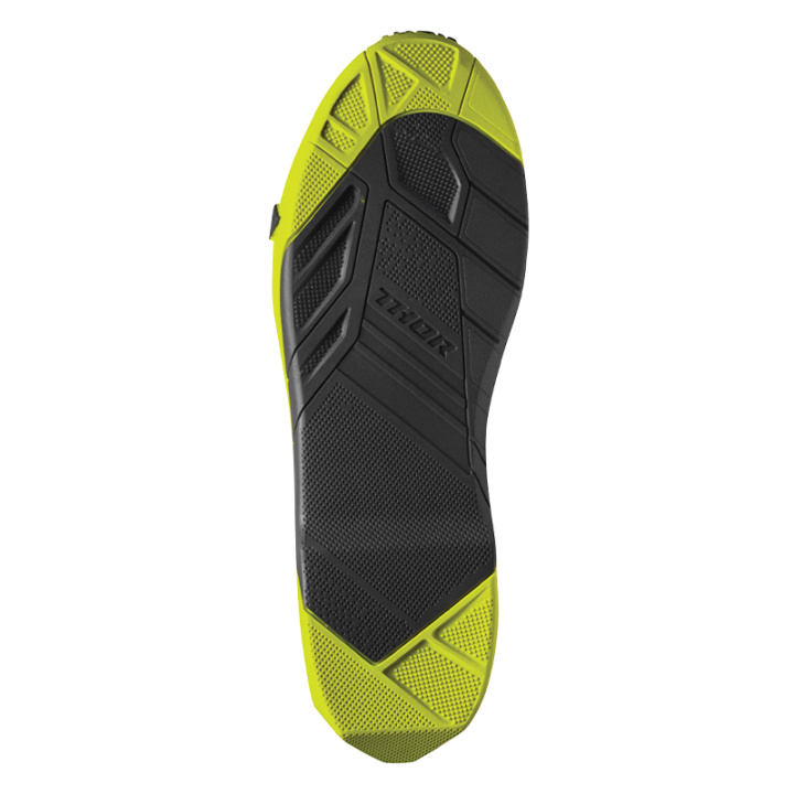 Bottes Thor radial gris/jaune fluo 2025 | Oxmoto