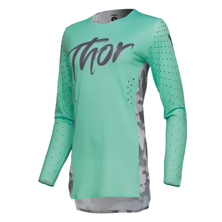Maillot femme Thor sportmode shadow teal 2025 | Oxmoto