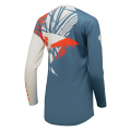 Maillot femme Thor sector split acier bleu/blanc vintage 2025