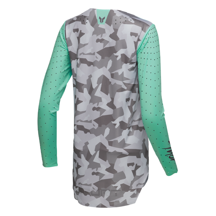 Maillot femme Thor sportmode shadow teal 2025 | Oxmoto