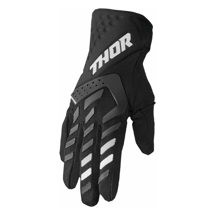 Gants Thor spectrum femme noir/blanc | Oxmoto